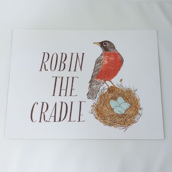 Set of Four Double-sided Frida Clements Bird Pun Prints - Picture 6 of 9
